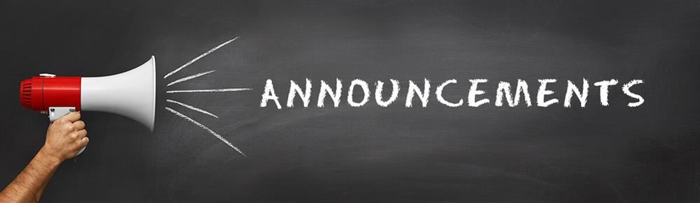 Announcement